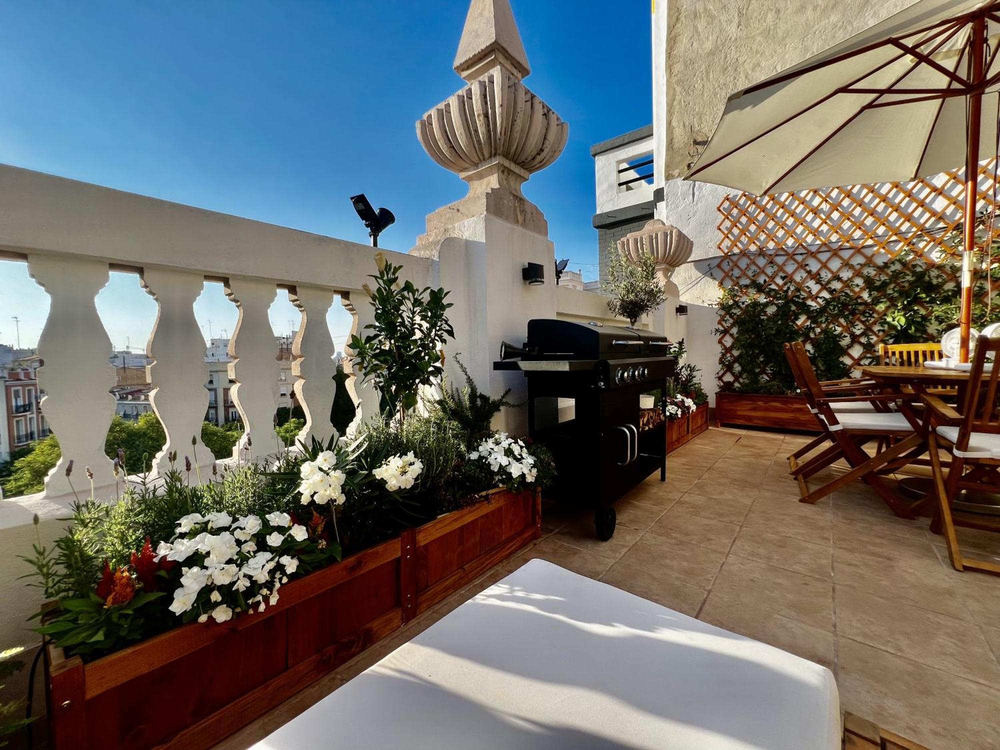 Luxury Penthouse Center Appartement Valencie Exteriér fotografie